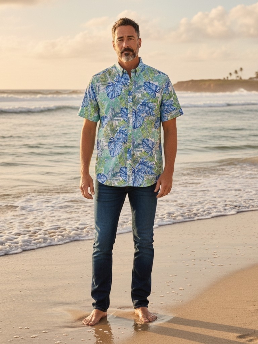Tommy Bahama Coastal Ease Jade Jungle Shirt 3XL